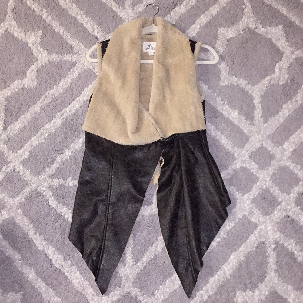 Faux Leather Vest